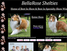 Tablet Screenshot of bellarosekennel.com